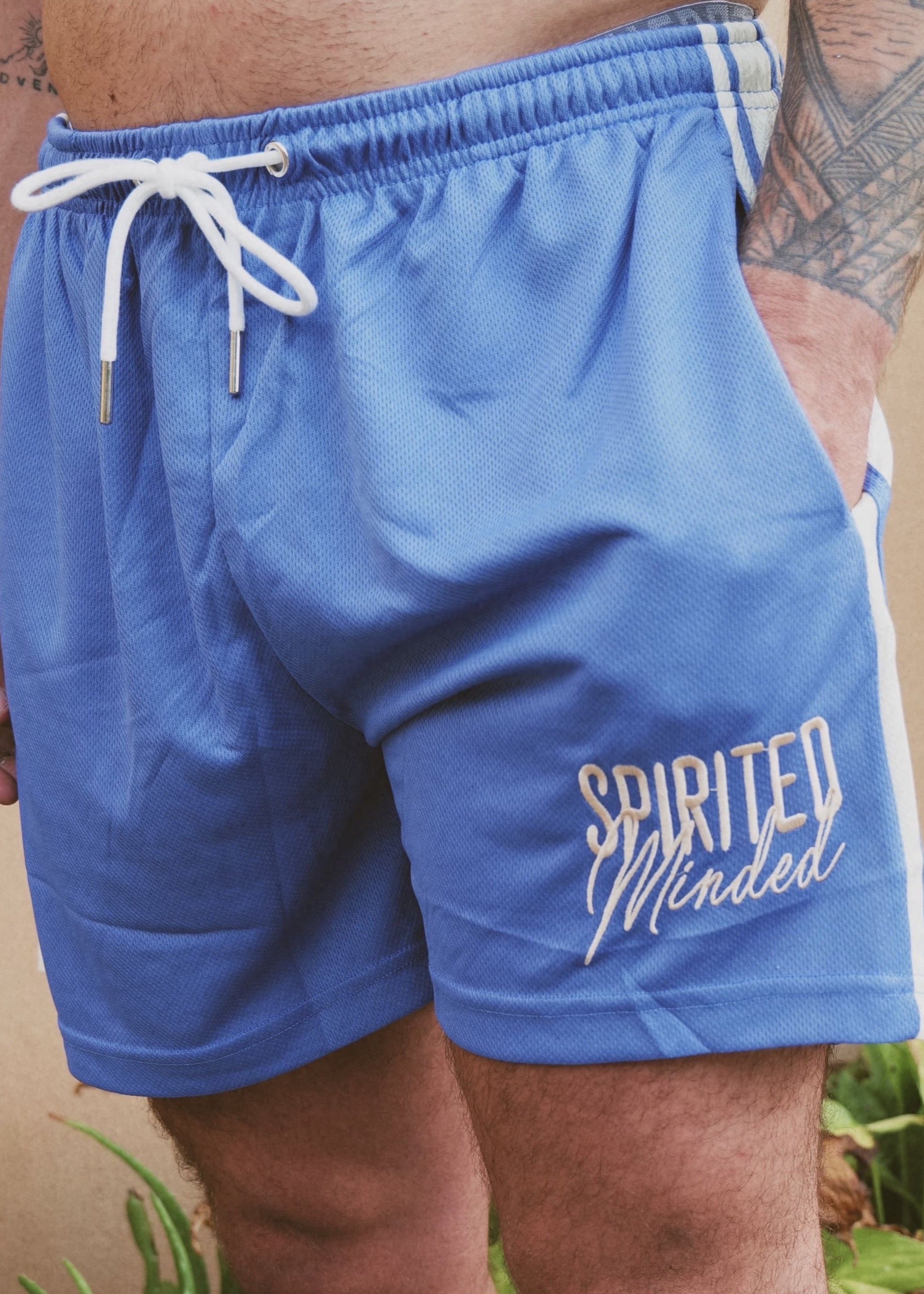 SHORT OLD SCHOOL - BLEU OCÉAN