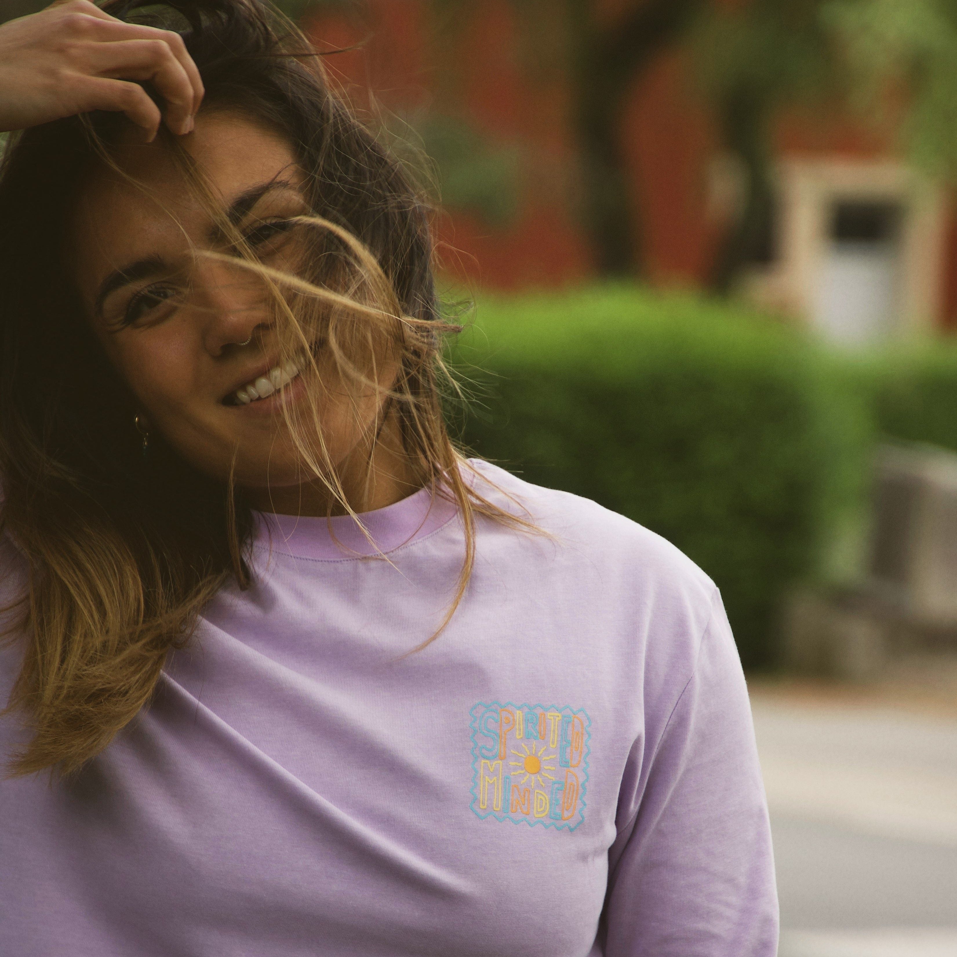 CROP TOP JOY - T-SHIRT MANCHES LONGUES