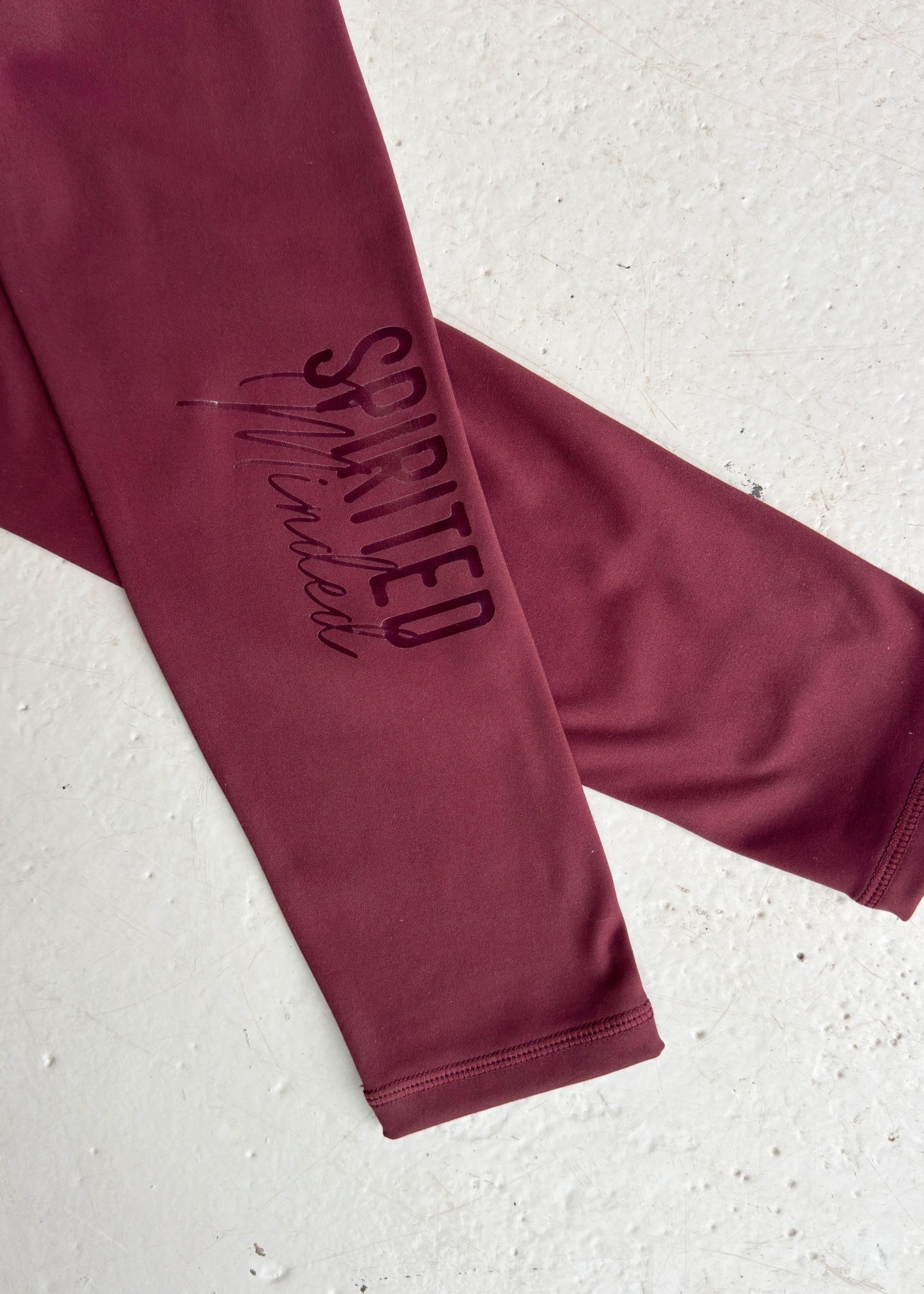 LEGGING SOLSTICE FLOW - BORDEAUX