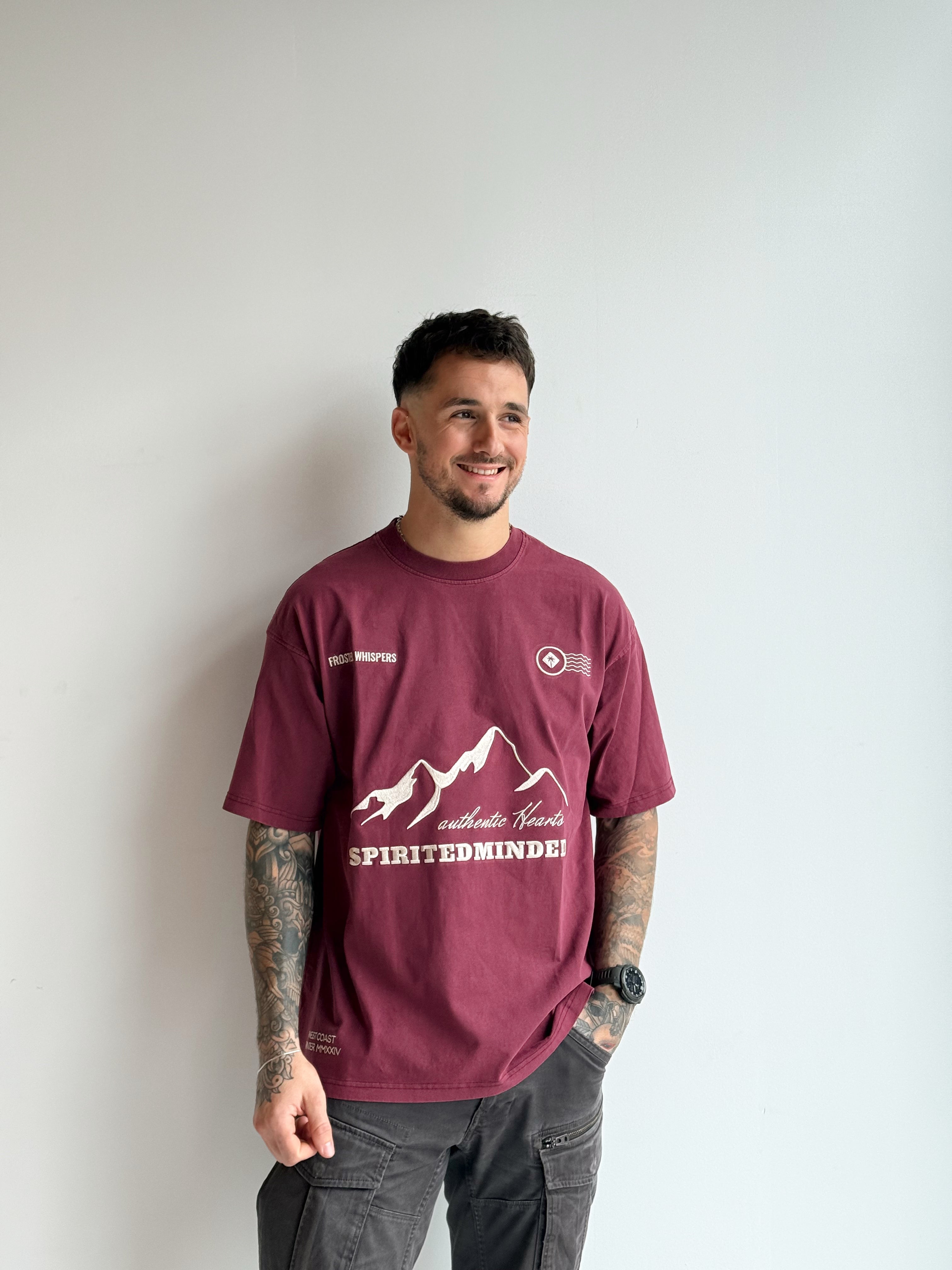 T-SHIRT OVERSIZE UNISEXE "ALPINE SPIRIT"