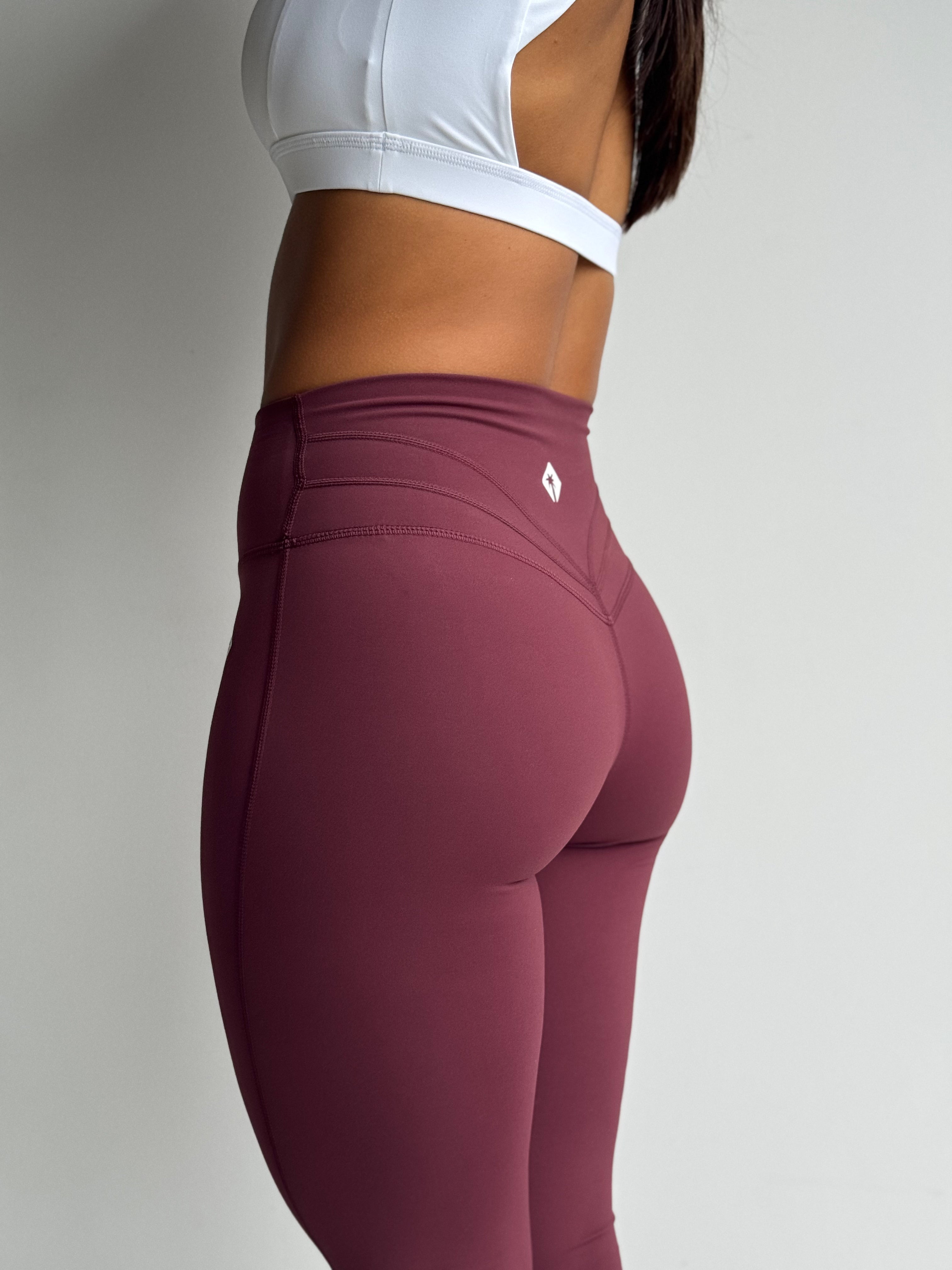 LEGGING SOLSTICE FLOW - BORDEAUX