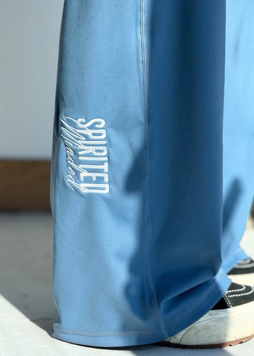 PANTALON COUPE DROITE - BLEU