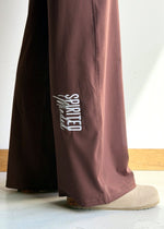 PANTALON COUPE DROITE - MARRON