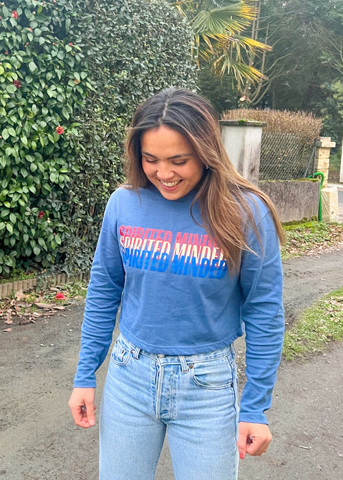 CROP TOP FURIOUS - T-SHIRT MANCHES LONGUES