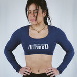 TOP BRASSIÈRE VARSITY - BLEU