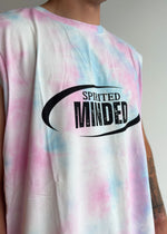 TANK OVERSIZE BANGERS - ROSE / BLEU