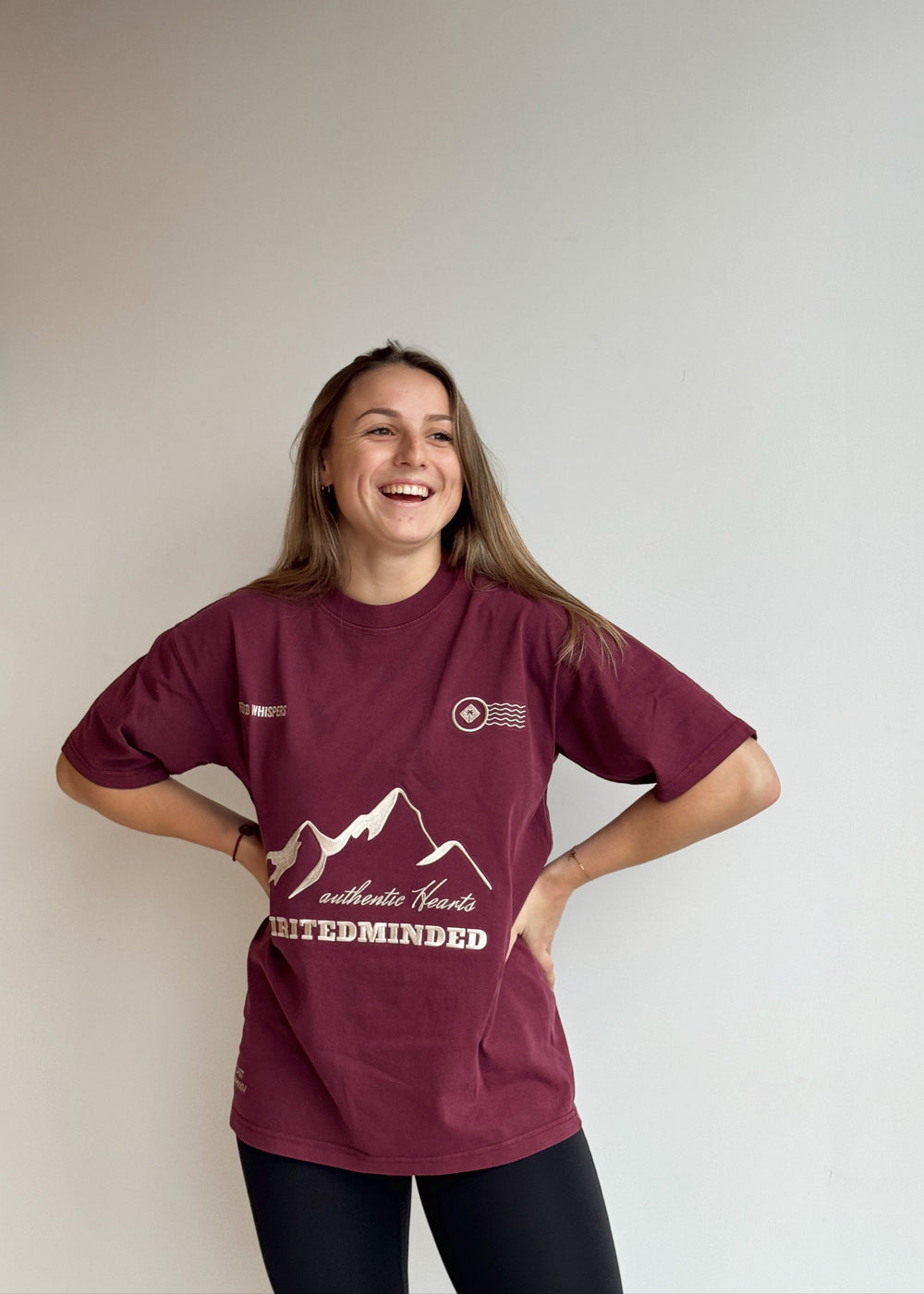 T-SHIRT OVERSIZE UNISEXE "ALPINE SPIRIT"