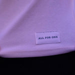 T-SHIRT OVERSIZE VARSITY UNISEXE - BEIGE