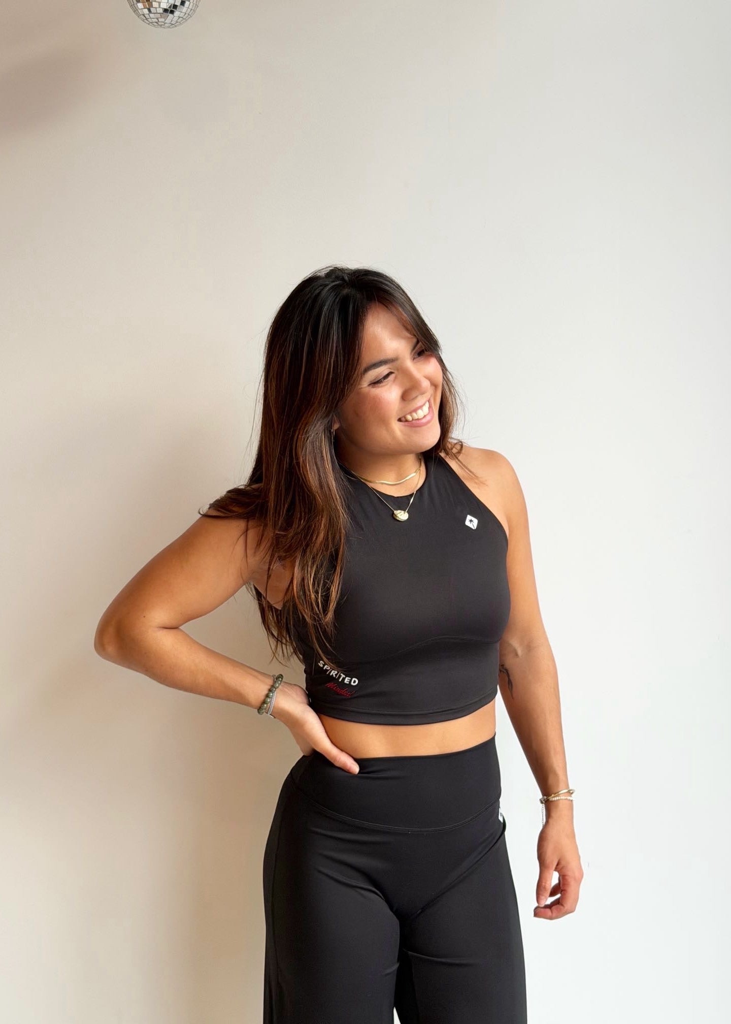 TOP / BRASSIÈRE "LISA" - NOIR