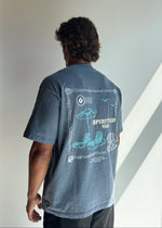 T-SHIRT BRODÉ OVERSIZE - GRIS