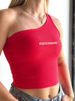 TOP / BRASSIÈRE UNILATÉRALE - "BERRY"