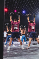 T-SHIRT OVERSIZE TRAINING - BORDEAUX