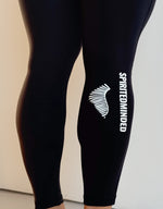 LEGGING FROSTED CROSSED - NOIR