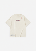T-SHIRT BRODÉ OVERSIZE SOLSTICE - BEIGE