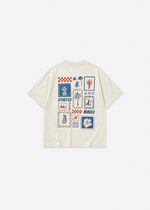 T-SHIRT BRODÉ OVERSIZE SOLSTICE - BEIGE