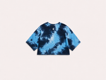 CROP TOP TIE & DYE SOLSTICE FLOW - BLEU