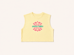CROP TOP OVERSIZE "THE GOOD LIFE"