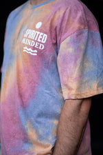 T-SHIRT OVERSIZE TIE DYE UNISEXE - ORANGE / ROSE