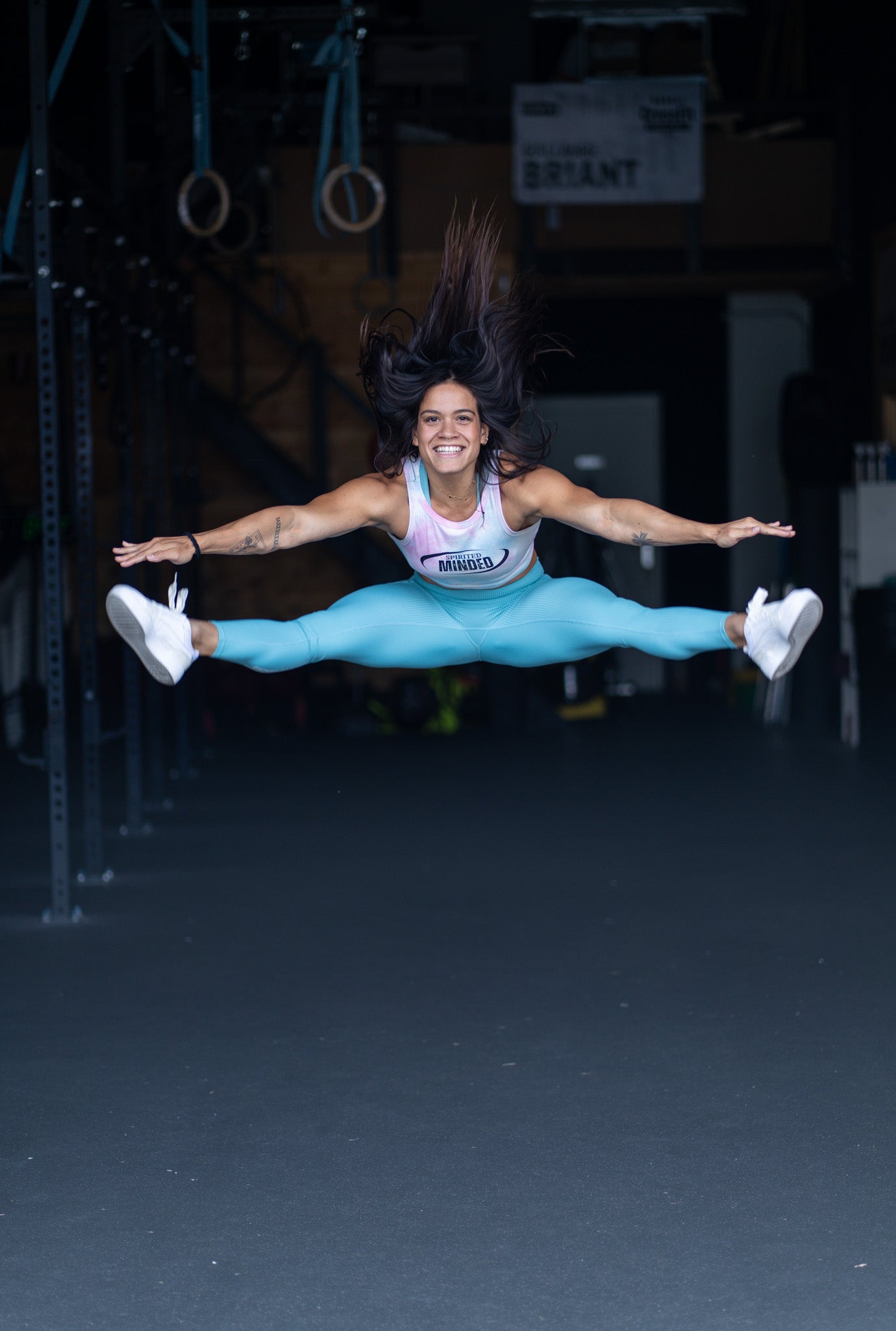 LEGGING BANGERS - BLEU TURQUOISE