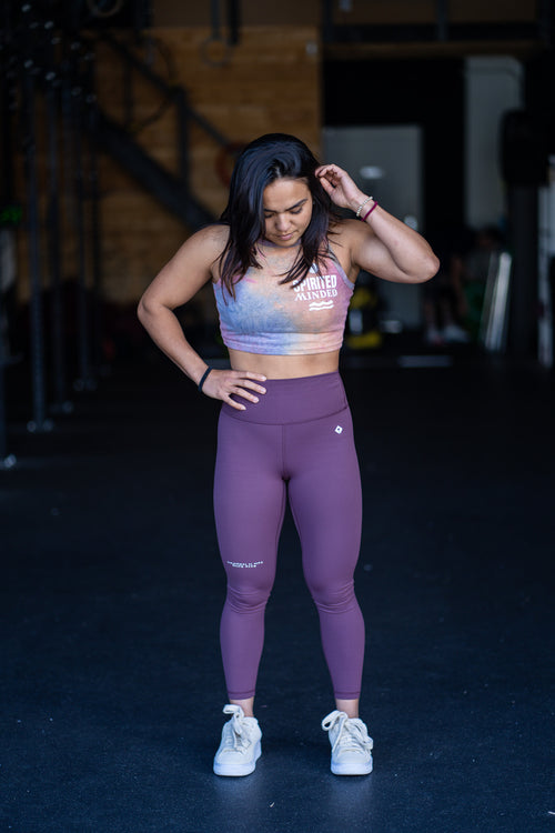 LEGGING BANGERS - POURPRE