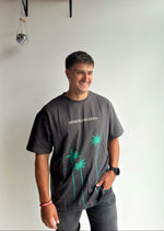 T-SHIRT BOXY CUT "SLOW LIFE BY THE OCEAN" - HOMME