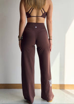 PANTALON COUPE DROITE - MARRON