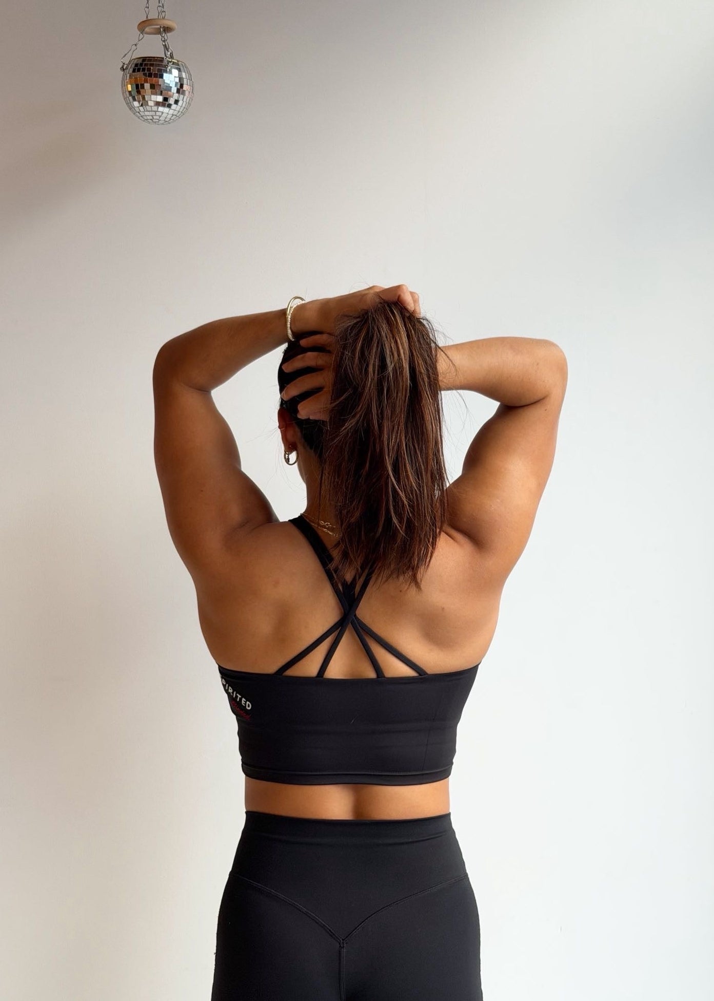 TOP / BRASSIÈRE "LISA" - NOIR