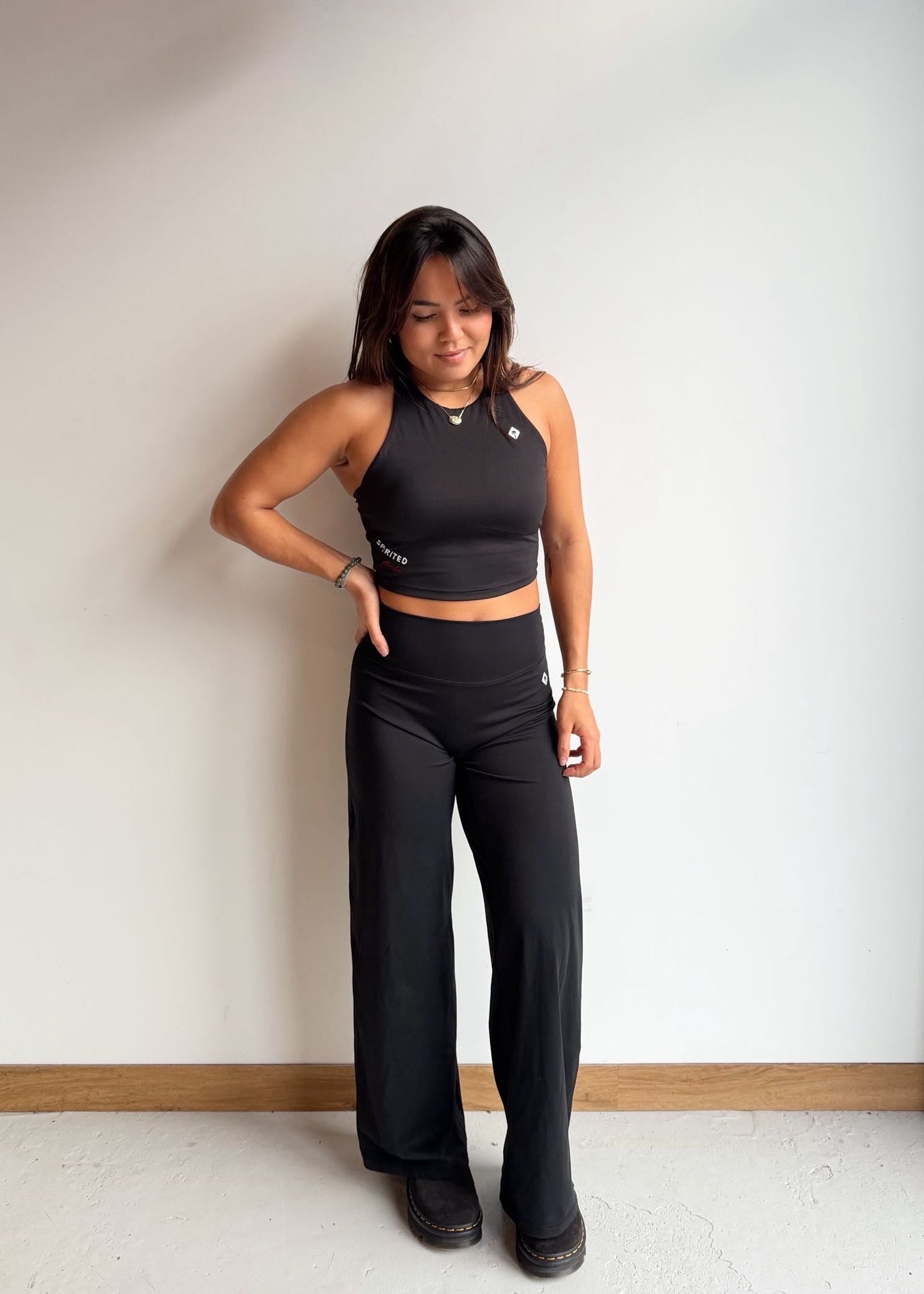 TOP / BRASSIÈRE "LISA" - NOIR