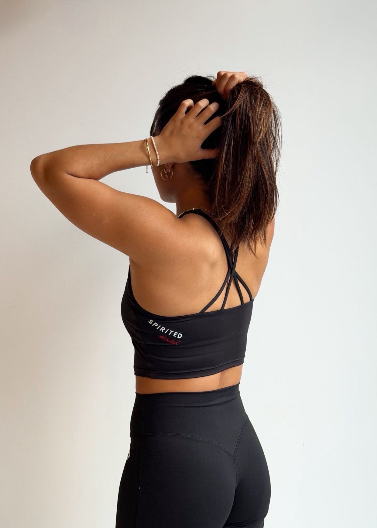 TOP / BRASSIÈRE "LISA" - NOIR