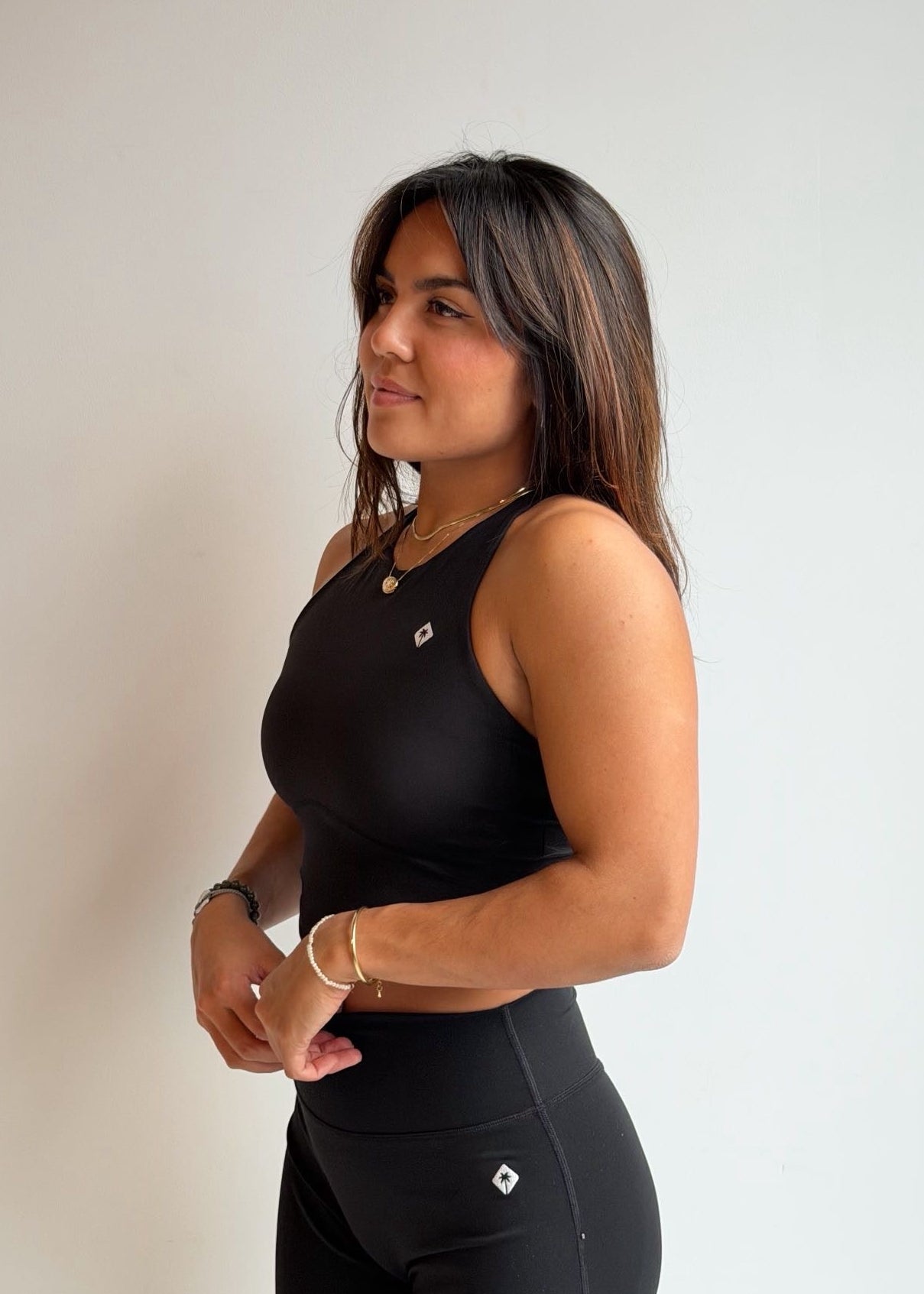 TOP / BRASSIÈRE "LISA" - NOIR