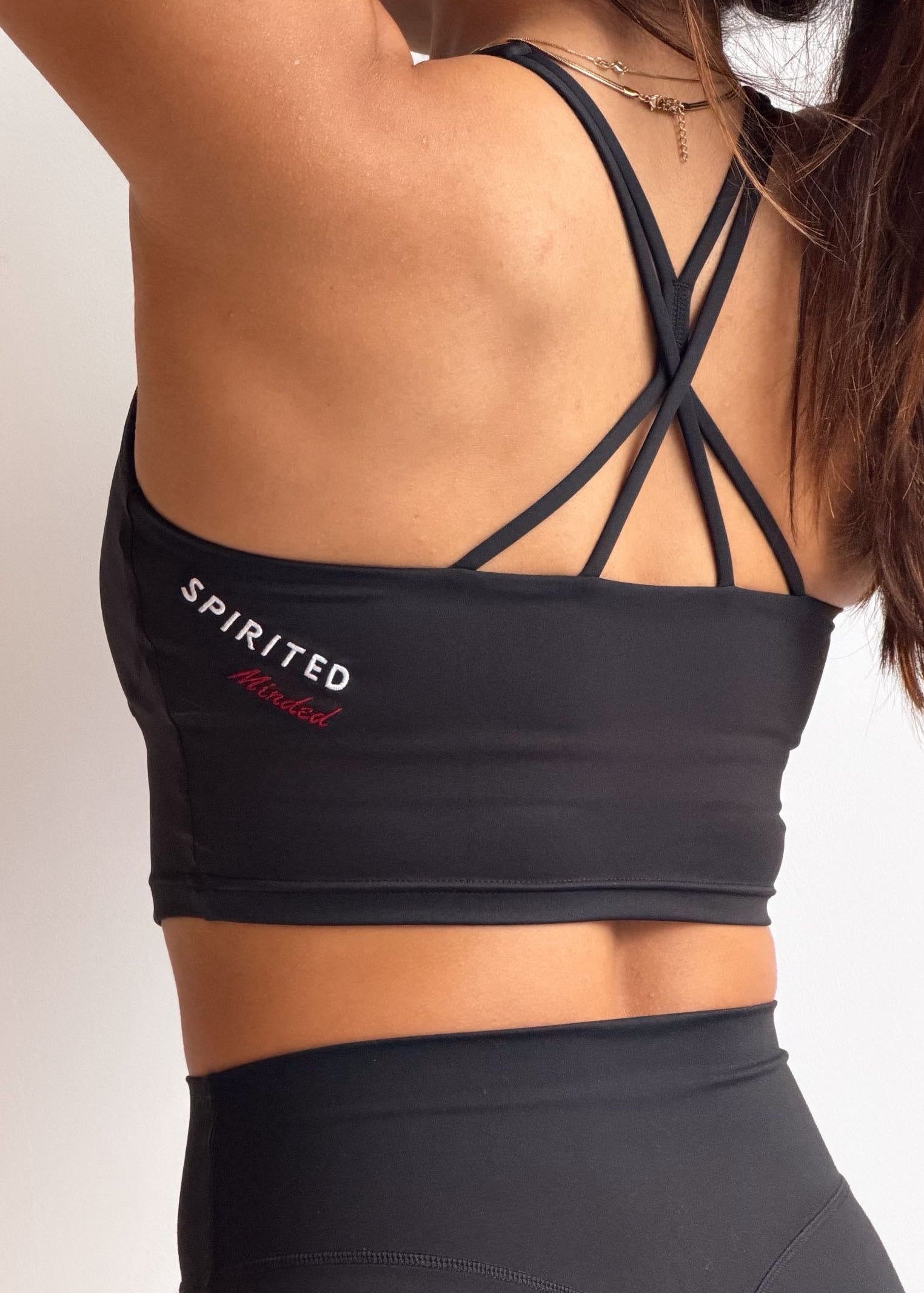 TOP / BRASSIÈRE "LISA" - NOIR