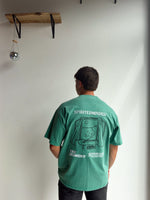 T-SHIRT BRODÉ OVERSIZE BANGERS - VERT