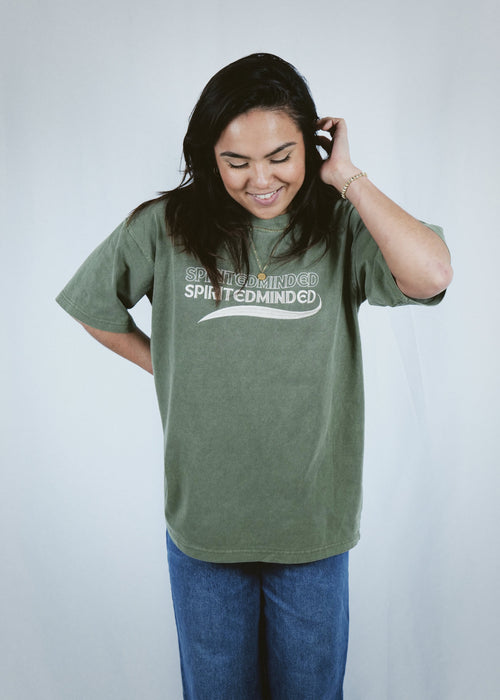 T-SHIRT UNISEXE OVERSIZE ALL FOR ONE - KAKI