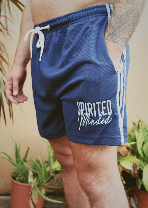 SHORT OLD SCHOOL - BLEU FONCÉ