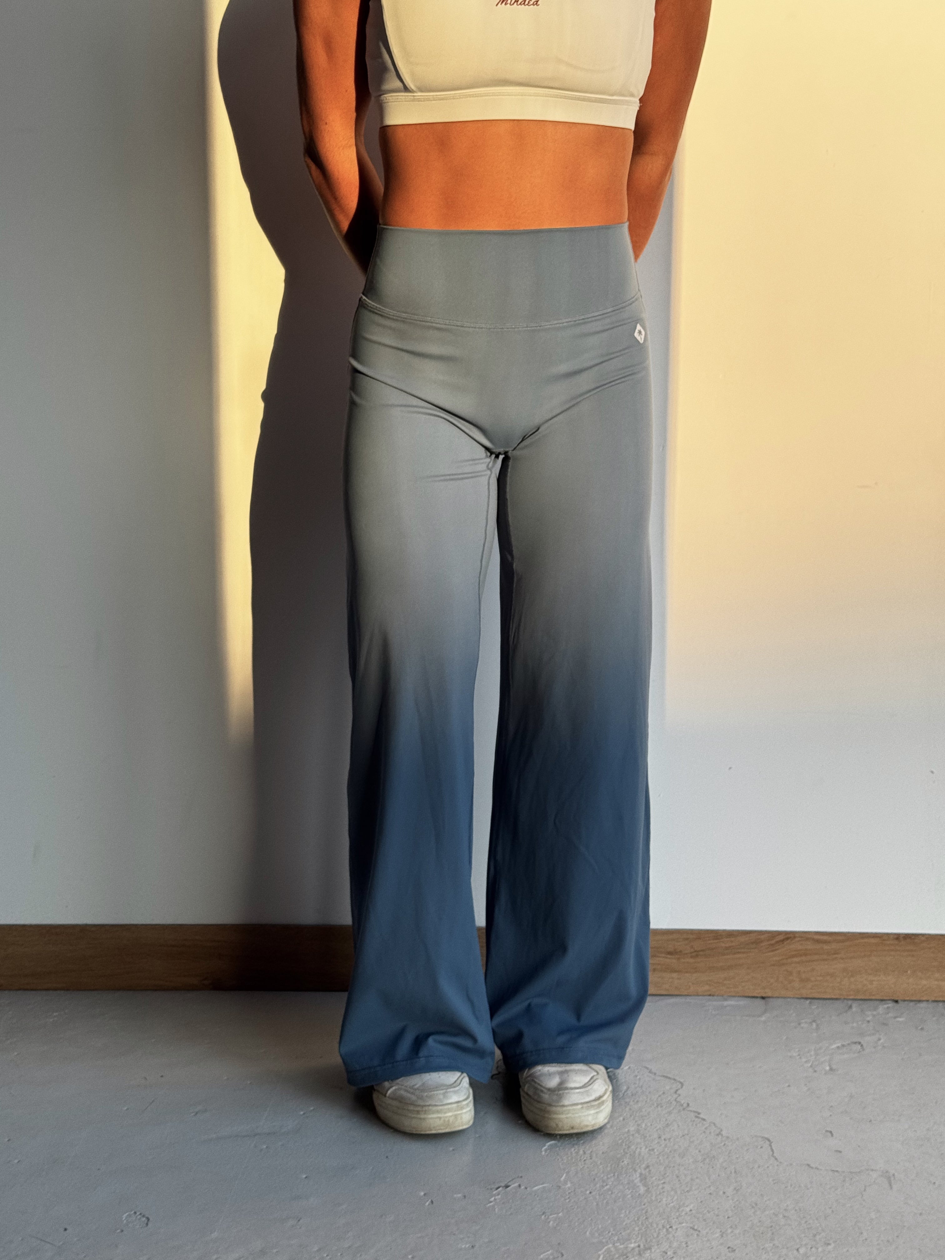PANTALON COUPE DROITE - BLEU