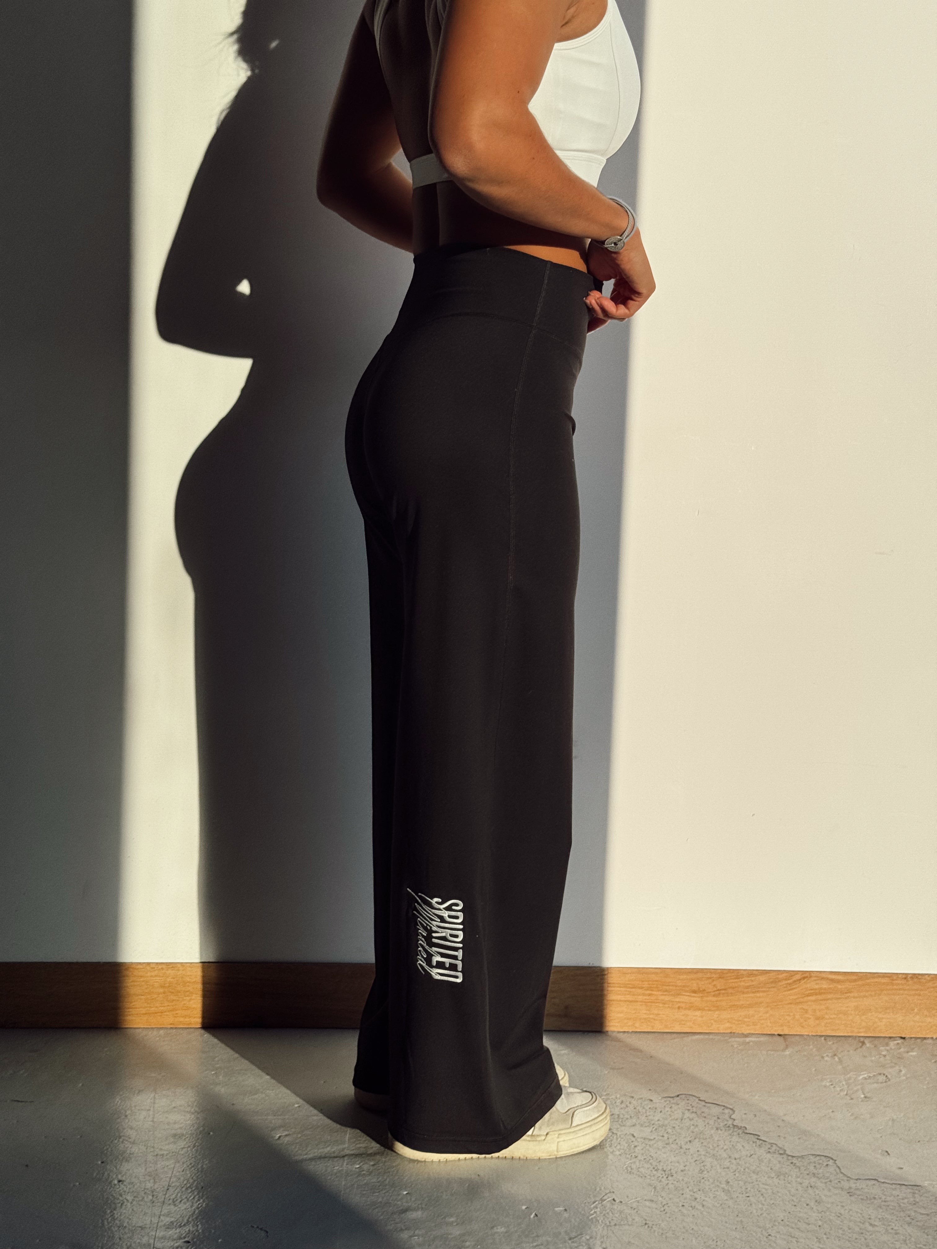 PANTALON COUPE DROITE - NOIR