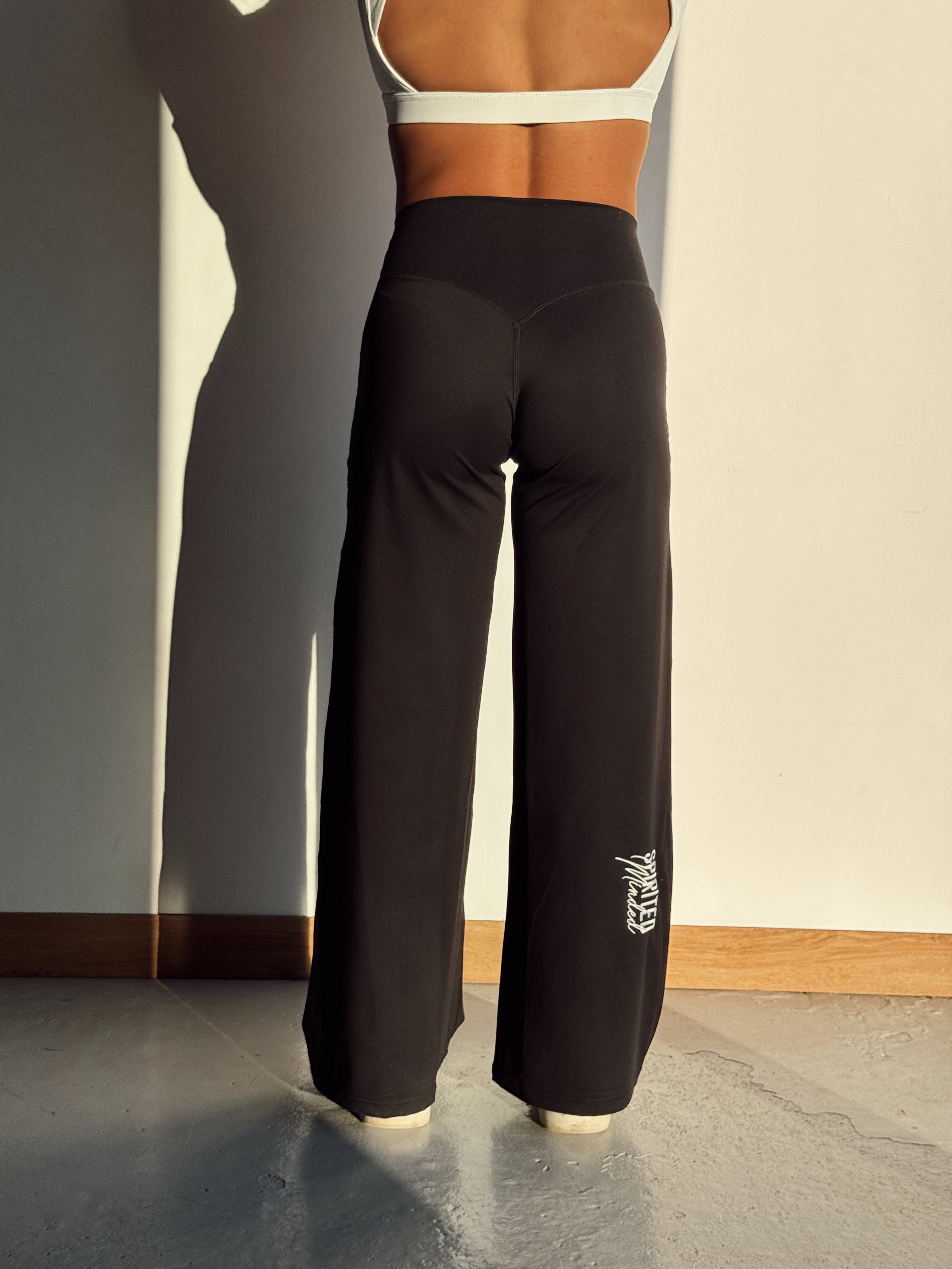 PANTALON COUPE DROITE - NOIR