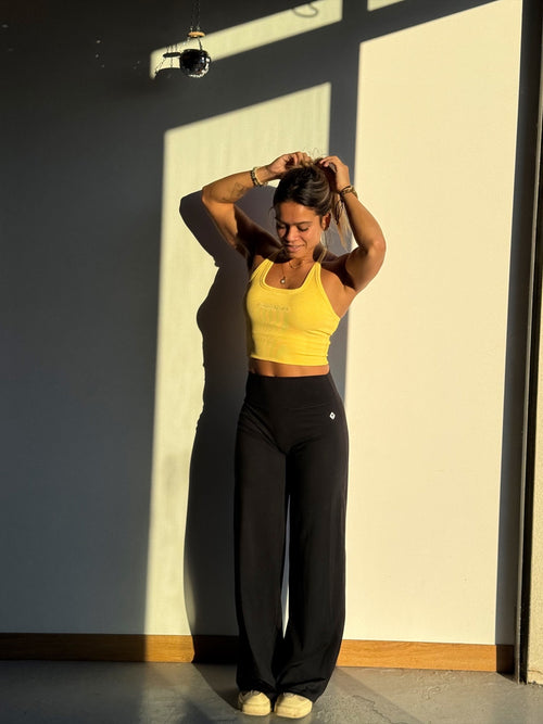 PANTALON COUPE DROITE - NOIR