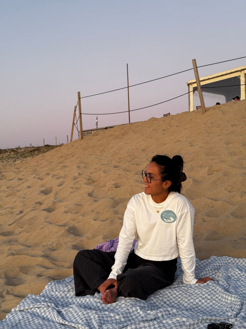 CROP TOP À MANCHES LONGUES 