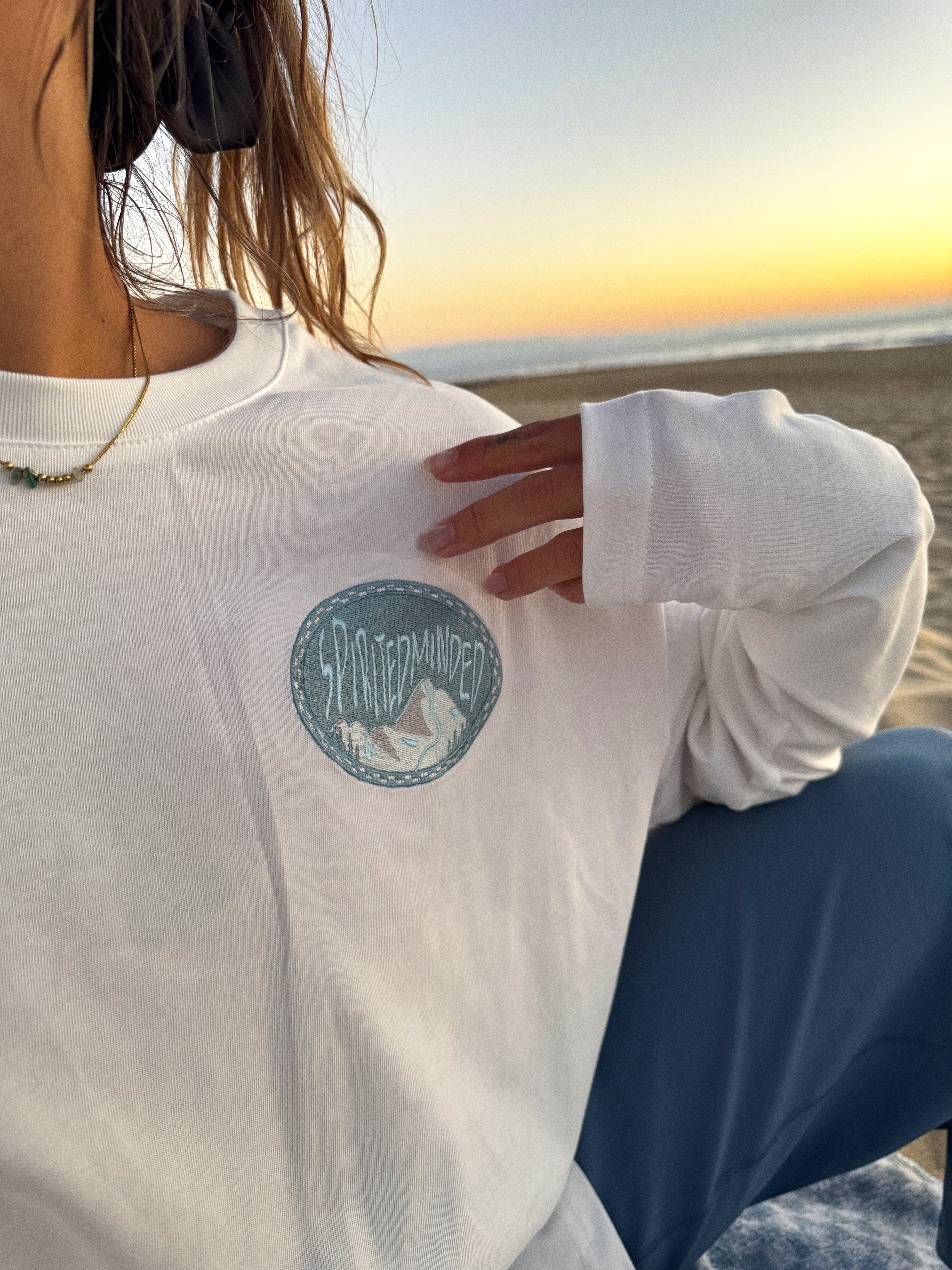 CROP TOP À MANCHES LONGUES "SNOWDOWN"