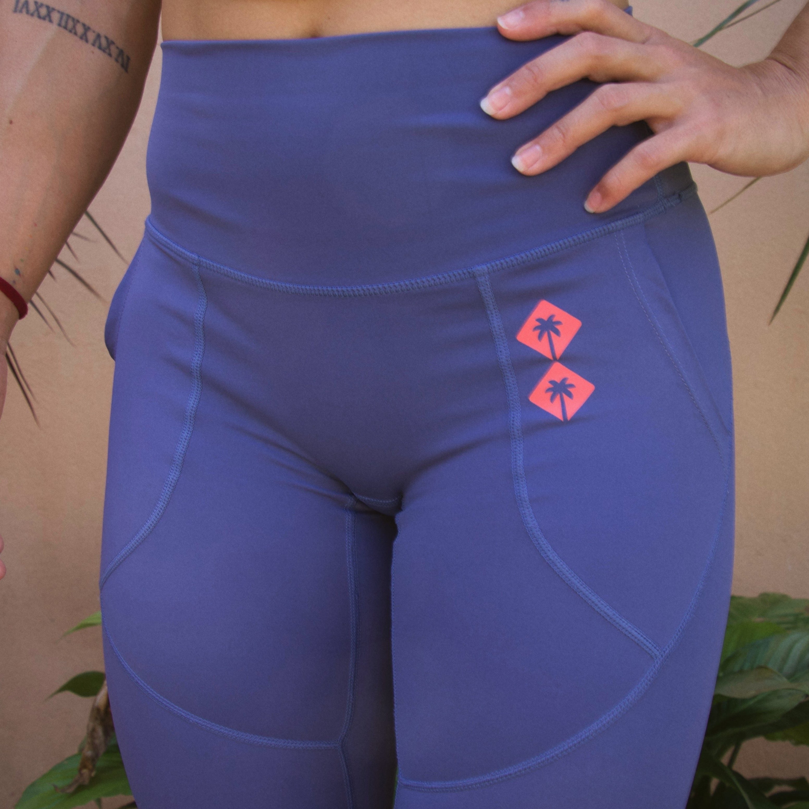 LEGGING POCKET - BLEU