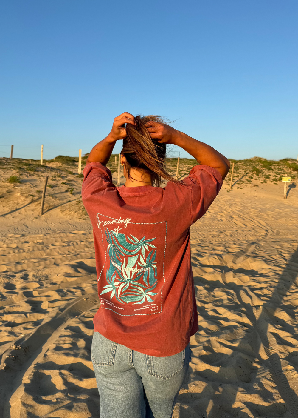 T-SHIRT BRODÉ OVERSIZE BANGERS - ROSE