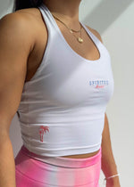 TOP / BRASSIÈRE TOUR DE COU - BLANC