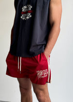 SHORT OLD SCHOOL - ROUGE