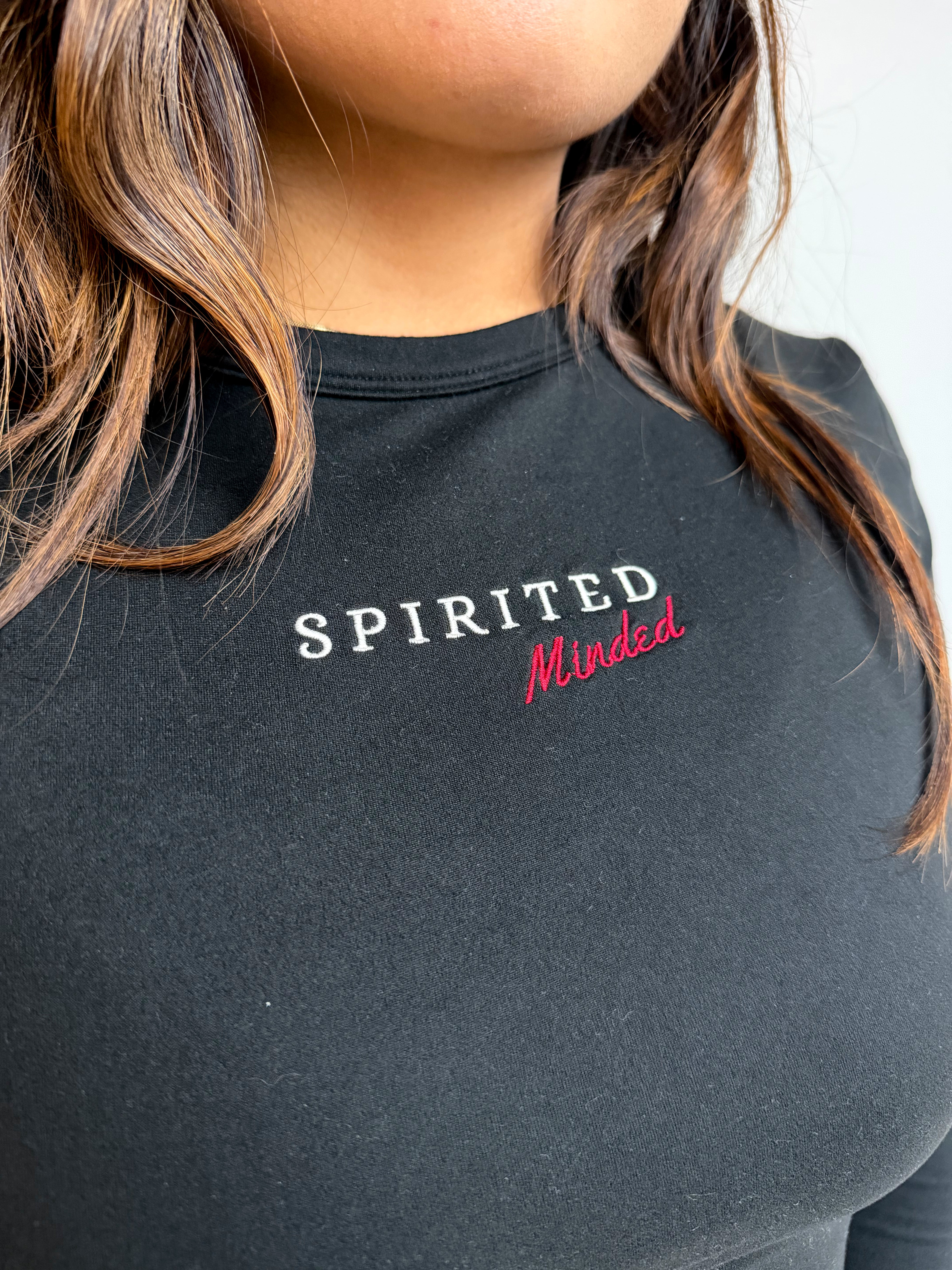 TOP MANCHES LONGUES "ESSENTIEL" NOIR