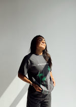 T-SHIRT BOXY "SLOW LIFE BY THE OCEAN" - UNISEXE