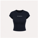 TOP MANCHES COURTES "ESSENTIEL" - BLEU NUIT